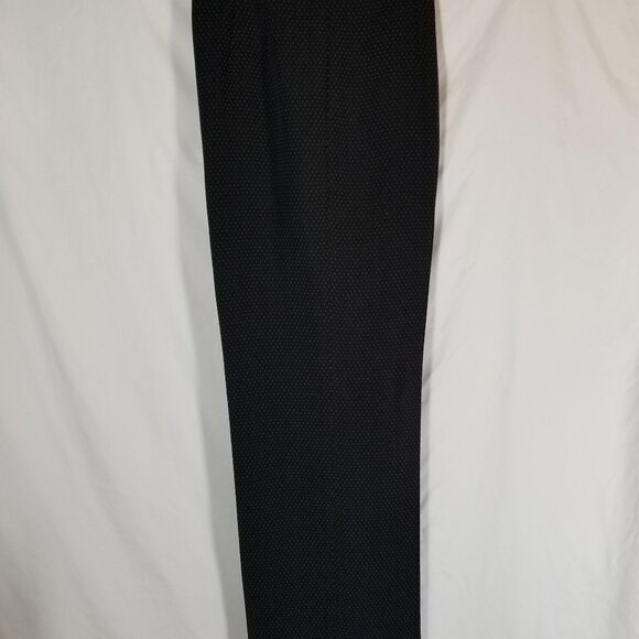 Talbots Black White Polka Dot Trousers Women’s 12 Made in Japan Fully Lined Pant - Picture 1 of 10